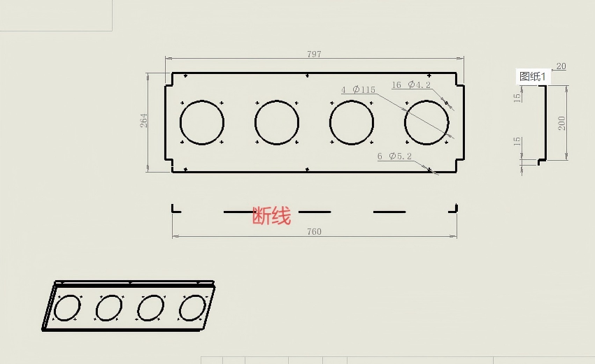 SW用插件自动工程图剖视图断线怎么解决？我需要的是线不断开-博士钣金 - www.bsbanjin.com