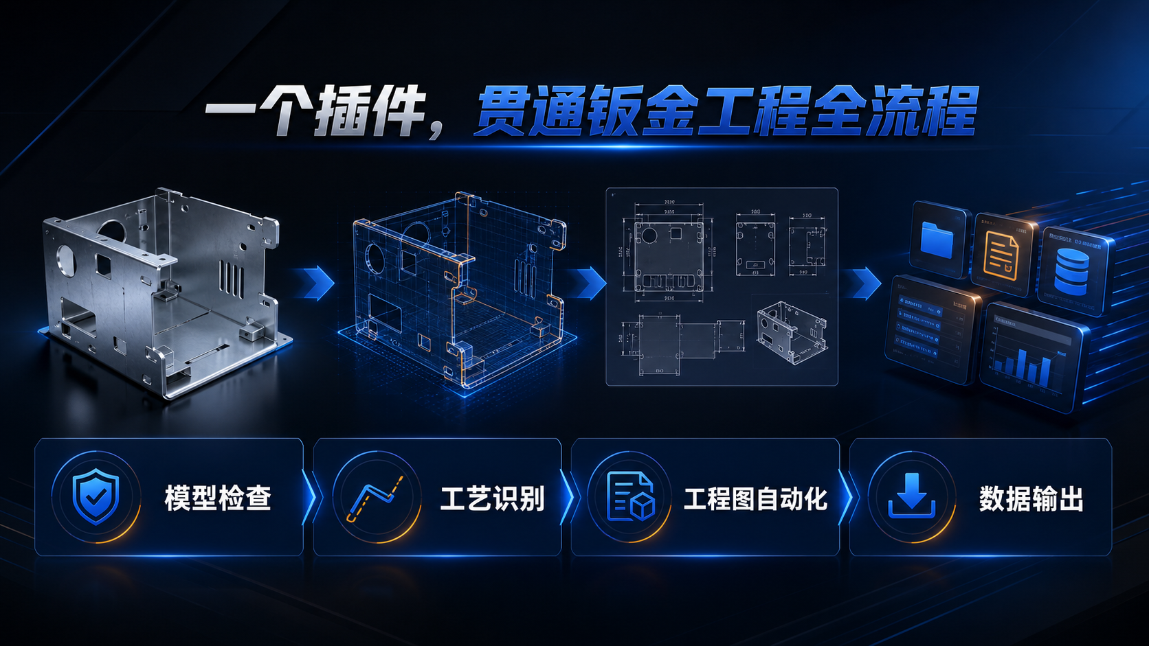 盛兴钣金 SolidWorks 智能插件——工艺识别与工程图自动化工具-博士钣金 - www.bsbanjin.com